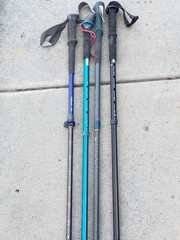 Lot of 4 Forclaz Individual Trekking Poles
