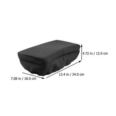 Knee Walker Cushion Cover Black Polyester Reusable for Leg Cart