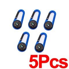 Outdoor Compass Carabiner Camping Keychain Mountain Buckle
