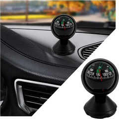Adjustable Car Dashboard Compass, Portable Navigation Ball for Car Truck & Boat
