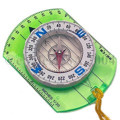 Compass Map Scouts Camp Boys Hunt Girls Hike Camping Rotating Dial Declination