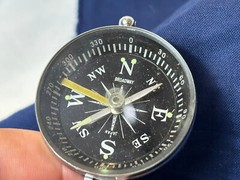 Vtg Broadway Compass Made In Japan Hiking Camping Direction Tool