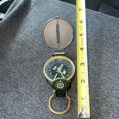 Vintage Engineer Lensatic Compass Pocket Sized Black Made Japan Hiking Hunting