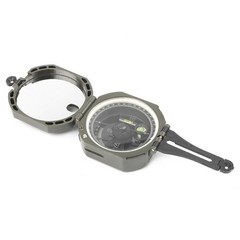 Pocket Transit Army Geology Compass for Outdoor Hiking Camping Survival Marching