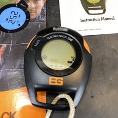 Bushnell BackTrack GPS Compass Orange/Black Model 360401 & w/Manual WORKS!