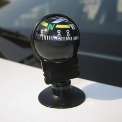 Car Compass Automotive Compass Ball Adjustable Dashboard Mounted for Hiking