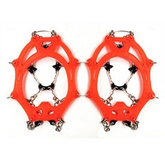 8-Tine Steel Crampons Icy Terrain Grip Enhanced Stability For Climbing
