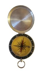 Wilkie Compass W. Germany Pocket Watch Type “For Parts Only” Liquid Fill Vintage