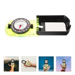 Multi-color Outdoor Pocket Compass Hiking Survival Sighting Map for
