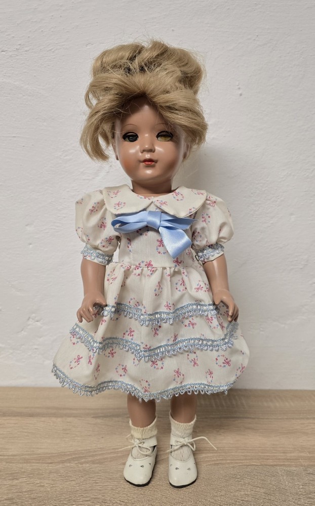 Toy Doll Celluloid Schildkröt Doll 44 cm Collector’s Original Sleeping Eyes