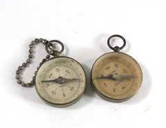 dav TWO GERMAN COMPASSES THALSON
