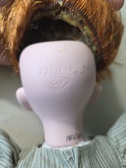 Porcelain Doll 15.5in NJSF Red Hair Character Face Costume Outfit