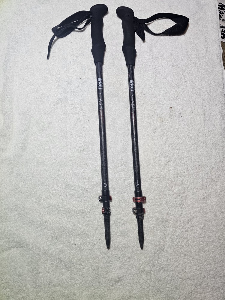 REI Co-Op Flash Carbon Series Trekking Poles 140cm (NO Tips)