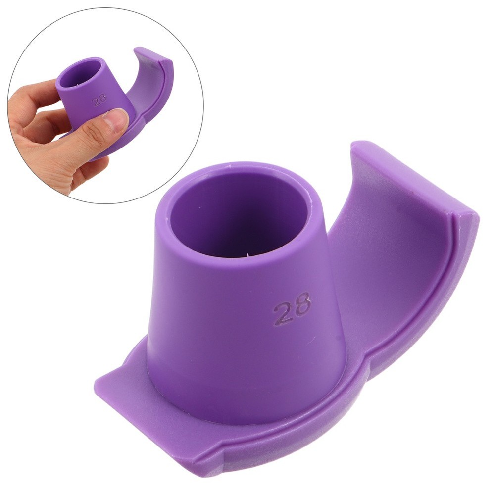 2Pcs Durable Walker Ski Glides for Seniors Purple Nonstick Anti Skid Pads