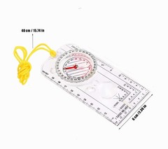 Navigation Compass, Expedition Map Reading, Lightweight Map Ruler, Compass with…