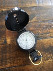 Engineer Lensatic Compass ~ ngineer LeLiquid Filled / Glow in the Dark Taiwan