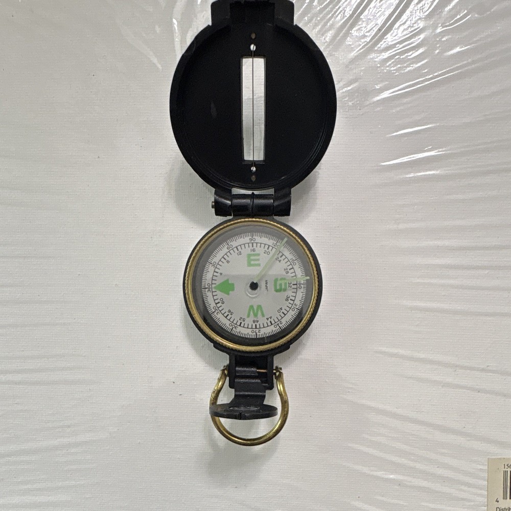 Blake Engineer Directional Hinged Lensatic Compass w/ Sighting Line Black/Gold