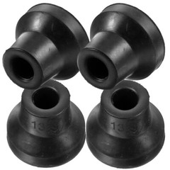 4PCS Anti-skid Crutch Foot Pad Rubber Cane Tips Cane Tip Cane Tips for Crutch
