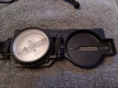 Govt Issue Tritium Land Navigation Military Compass – Army & Marine -Made in USA