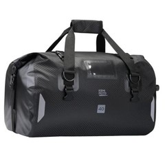 Waterproof Motorcycle Dry Bag – Duffle Tail Bag Soft Luggage, 40L Black