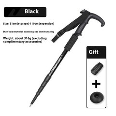 Cane Walking Stick Adjustable Folding Walking Aluminum Collapsible Travel Hiking