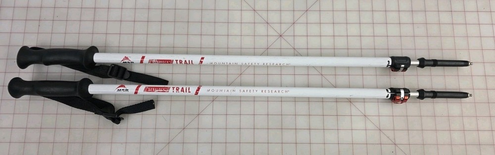 MSR Dynalock Trail Backcountry Poles 140cm-105cm Aluminum