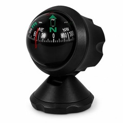 Small Car Dashboard Compass with Adjustable Base – Accurate Navigation Tool for
