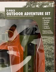 NEW Ozark Trail 5 Piece Outdoor Adventure Set Binoculars Compass Flashlight more