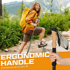 Hiking Poles – Aluminum Alloy 7075 Trekking Poles Collapsible with Telescopic,Li