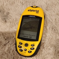 Magellan eXplorist 200 Handheld Hiking GPS Yellow Black Plastic