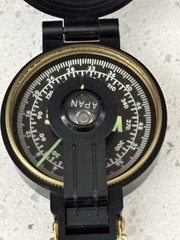 Vintage Rothco Engineer Lensatic Compass with Original Box Japan