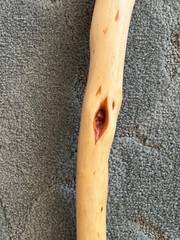 43 in. – Hand Carved Diamond Willow – Finished – Hiking / Walking Stick ,j101