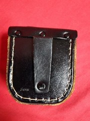 Military M2 Compass Black with Leather Carrying Case USED