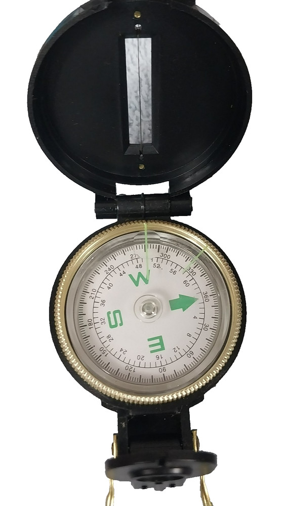 Engineer Lensatic Compass Military Style Folding Pocket Compass
