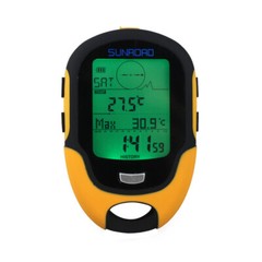 FR500 LCD Altimeter Barometer Hygrometer Torch B5G9
