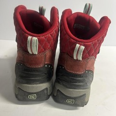 Keen Targhee Mid Waterproof Hiking Boots Women’s US 9 Burgundy Red Leather
