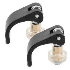 2Pcs Reusable Nylon Hiking Pole Lock Nuts Black with Antiloosening Design