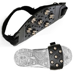 7 Tooth Outdoor Ice Cleats Slip On Traction for Walking on Snow and Ice