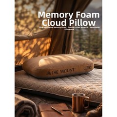 Memory Foam For Outdoor Pillow Portable Lightweight for Camping Travel