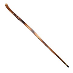 Natural Wood Walking Stick Root Head Carved Grip Steel Spike 1 Pc