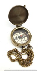 Be Strong Courageous Engraved Compass Joshua 1 9 Missionary Birthday Gift Fit