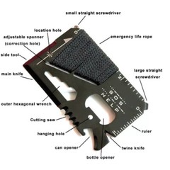 14in1 Multi-Tool – Edc for Wallet Outdoor Survival Notfall-Gadget