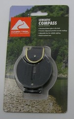 OZARK TRAIL LENSATIC COMPASS, BLACK