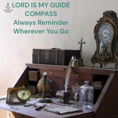 Bible Verse Brass Compass – “Trust in The Lord with All Your Heart” (Proverbs…