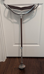 Vintage Gamebird Shooting Walking Stick Leather Seat – Made in England