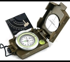 Multifunctional Military Sighting Navigation Compass with Inclinometer-Green