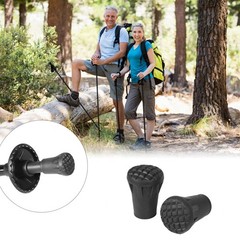 6pcs Outdoor Trekking Hiking Pole Tip End Walking Stick Cover Protector