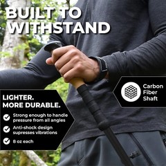 Bastones De Trekking Con Absorcion De Impactos Bastones Ajustables Para Cami…