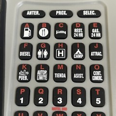Ultradata 770 Navegador, Personal Parlante Spanish Letters