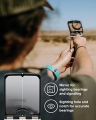 Compact and Durable MC-2 Mirrored Compass – Precision Navigation Tool